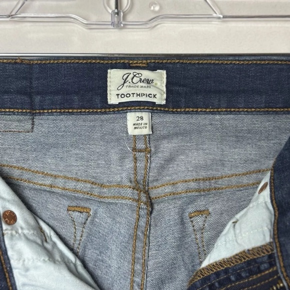 J. Crew Women's Blue Toothpick Jeans - Picture 10 of 10